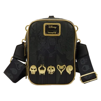 Disney Villains Exclusive Black & Gold Sling Crossbody Bag