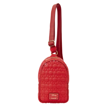 Minnie Mouse Silhouette All-Over Print Sling Crossbody Bag