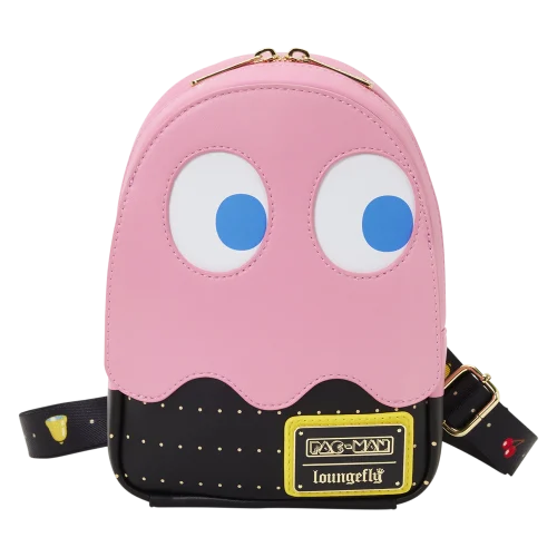 PAC-MAN Pinky Ghost Glow Sling Crossbody Bag