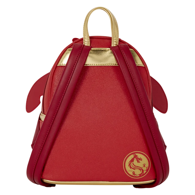 Mulan Mushu Glitter Cosplay Mini Backpack - Image 4