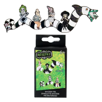 Beetlejuice Sandworm Puzzle Mystery Box Pin