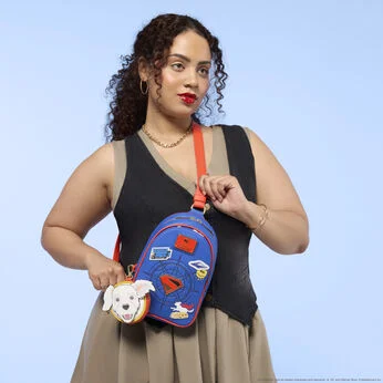 Supergirl Krypto Sling Crossbody Bag with Coin Bag