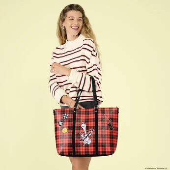 Peanuts Punk Snoopy Grunge Tote Crossbody Bag