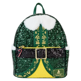 Elf Buddy Sequin Cosplay Mini Backpack