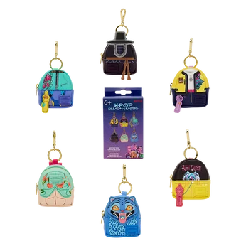 KPop Demon Hunters Cosplay Mystery Mini Backpack Keychain Charm