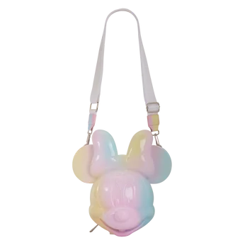 Minnie Mouse Pastel Tie-Dye Molded Figural Crossbody Bag