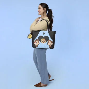 Chip 'n' Dale Two Chips & a Miss Tote Crossbody Bag with Coin Bag