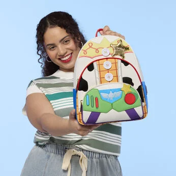 Toy Story 5 Triple Pocket Jessie, Woody, & Buzz Midi Backpack