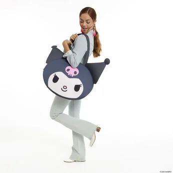 Sanrio Kuromi Cosplay Oversized Canvas Tote Bag