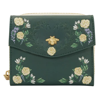 Bridgerton Floral Zip Around Wallet