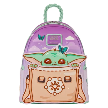 The Mandalorian Grogu Butterfly Mini Backpack