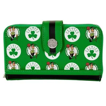 NBA Boston Celtics Logo Zip Around Wallet