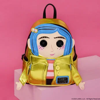 Coraline 15th Anniversary Laika Doll Metallic Cosplay Mini Backpack