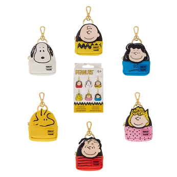 Peanuts Gang Cosplay Mystery Mini Backpack Keychain Charm