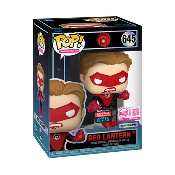 Pop! Red Lantern with Pop! Protector