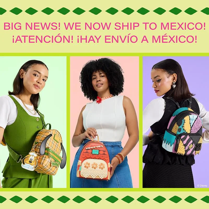 Loungefly Now Ships to Mexico: Everything You Need to Know